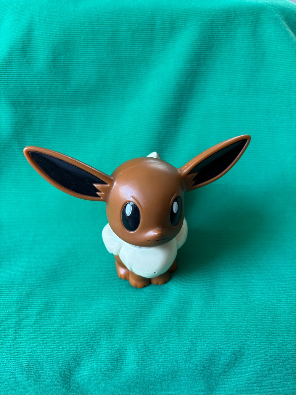 Vintage 1998 Pokemon Eevee  Motion Talking Toy Figure Nintendo Tomy